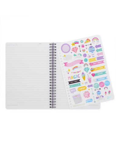 ANTECKNINGSBOK A5 UNICORN