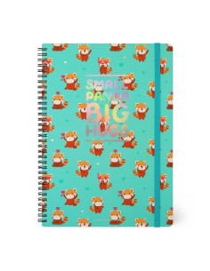 ANTECKNINGSBOK A4 RED PANDA