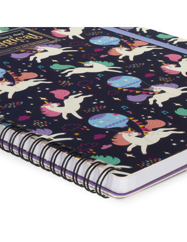 ANTECKNINGSBOK A4 UNICORN