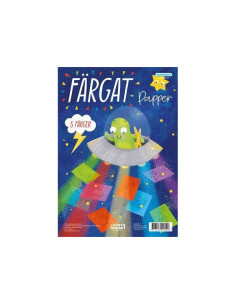RITBLOCK 1KG FÄRGAT PAPPER