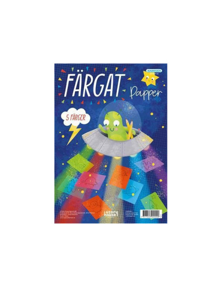 RITBLOCK 1KG FÄRGAT PAPPER