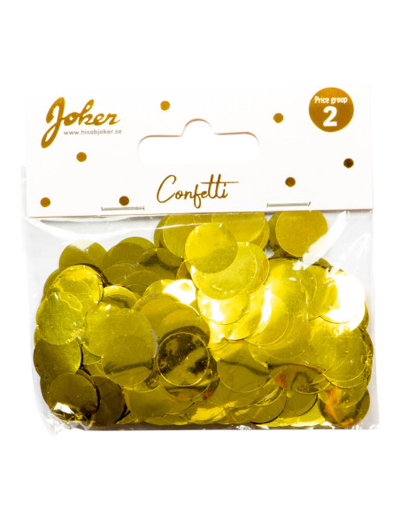 KONFETTI DOTS GULD