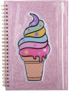 ANTECKNINGSBOK ICECREAM