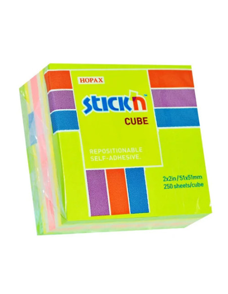 NOTISKUB 51X51MM GRÖN