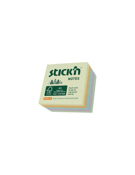 NOTISKUB 51x51MM PASTELL