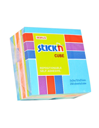 NOTISKUB 51x51MM BLÅ