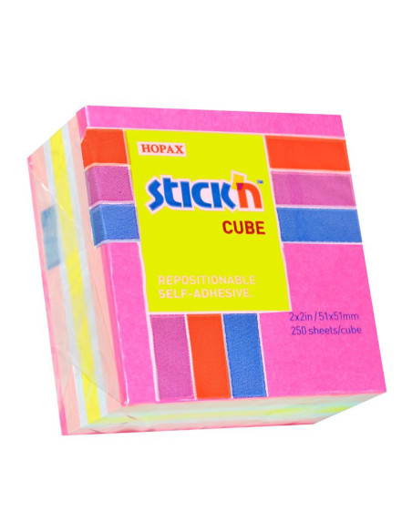 NOTISKUB 51x51MM ROSA