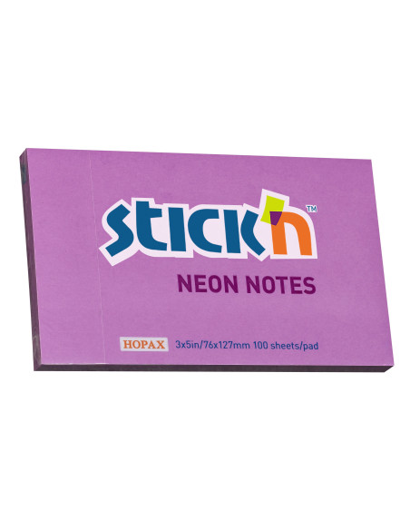 NOTIS NEON LILA 76x127mm
