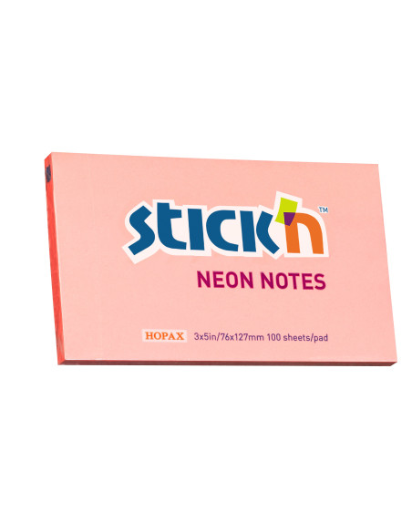 NOTIS NEON RÖD 76x127mm