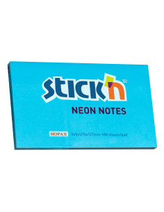 NOTIS NEON BLÅ 76X127MM