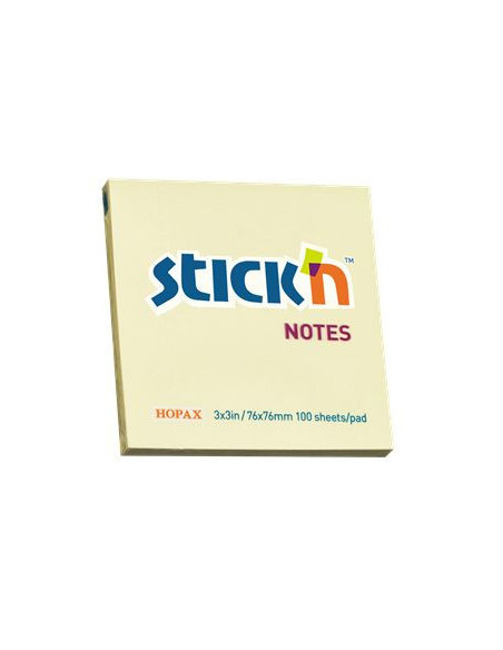 NOTIS PASTELLGUL 76X76MM