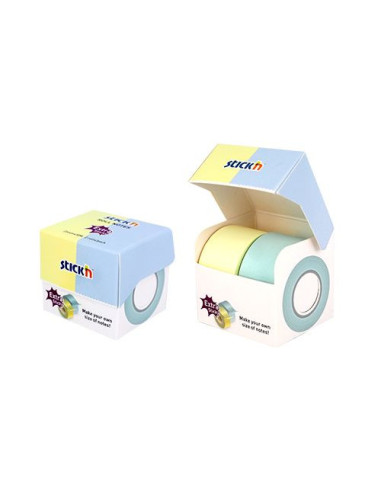 NOTISRULLE GULBLÅ 2X25MM X10M