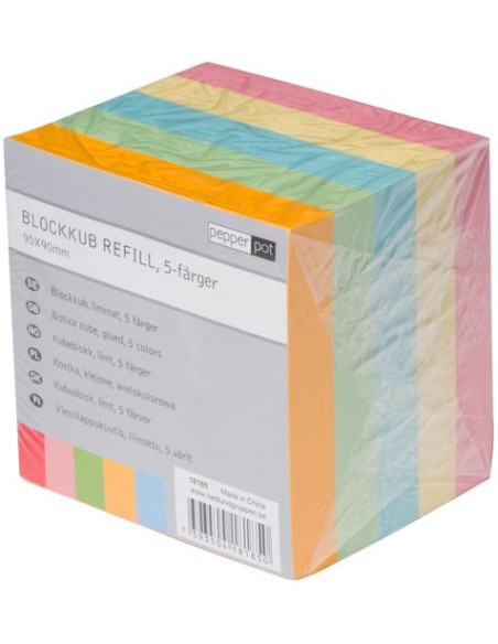 BLOCKKUB 5FÄRG 90X90 850B