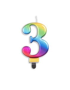 TÅRTLJUS RAINBOW 3