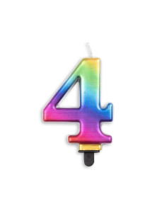 TÅRTLJUS RAINBOW 4
