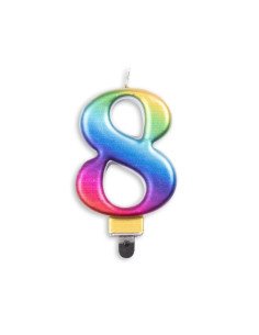 TÅRTLJUS RAINBOW 8