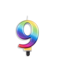 TÅRTLJUS RAINBOW 9