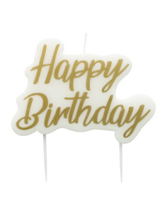 TÅRTLJUS HAPPY BIRTHDAY GOLD