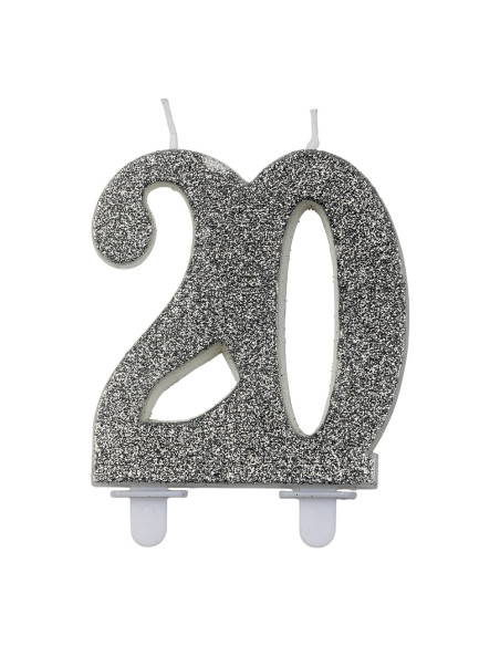 TÅRTLJUS SILVER 20