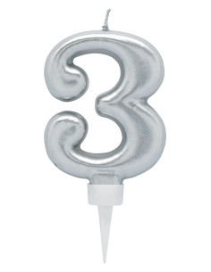 TÅRTLJUS SILVER 3