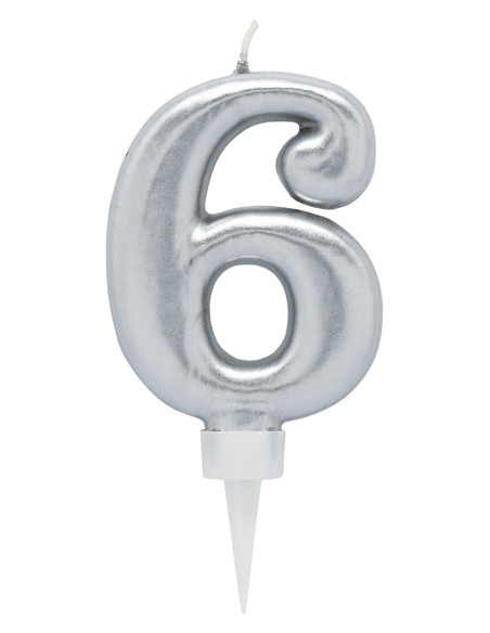 TÅRTLJUS SILVER 6
