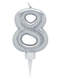 TÅRTLJUS SILVER 8