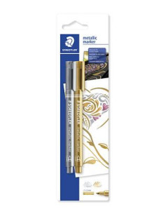 PENNA STAEDTLER 2P GULD + SILVER