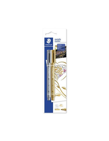 PENNA STAEDTLER 2P GULD + SILVER