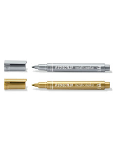 PENNA STAEDTLER 2P GULD + SILVER 2