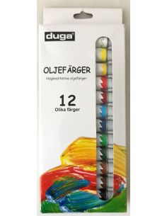 OLJEFÄRGER 12ST