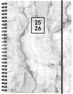 25/26 A5 GREY MARBLE
