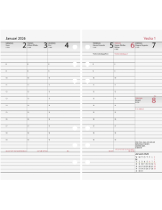 26/26 APLAN DIARY MANAGER REFILL 18MÅN