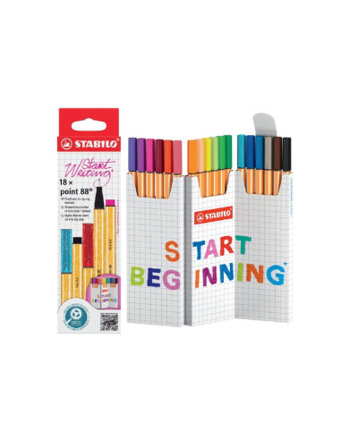 STABILO 18P SKRIVBORDSSET