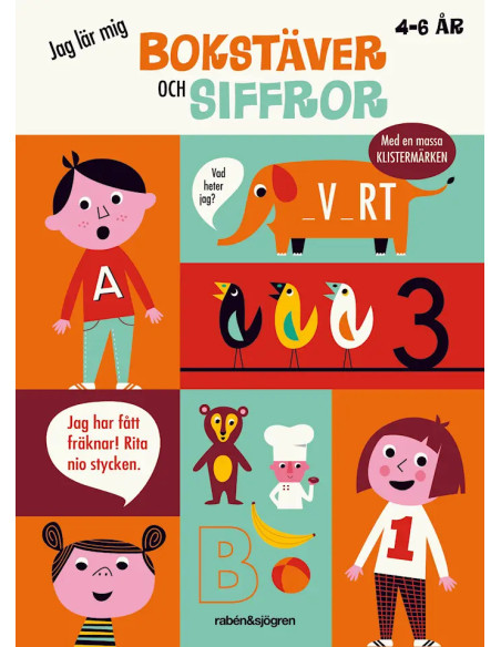 JAG LÄR MIG BOKSTÄVER OCH SIFFROR