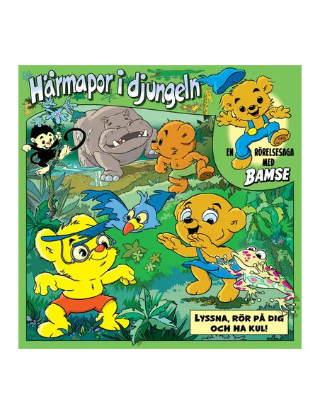 BAMSE RÖRELSESAGA DJUNGELÄVENTYR