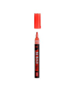 BE BOLD ACRYLIC RED 2