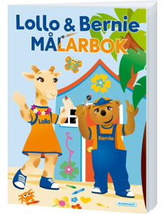 MÅLARBOK LOLLO  O BERNIE