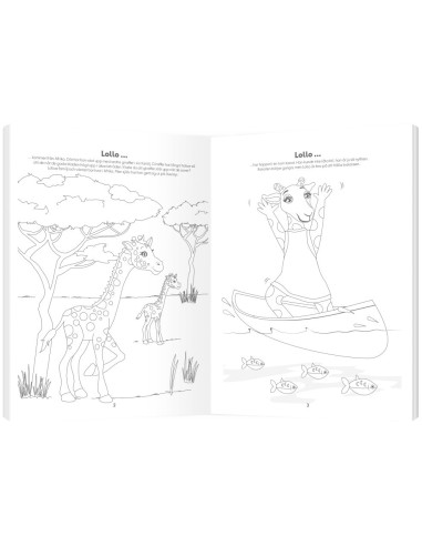 MÅLARBOK LOLLO  O BERNIE