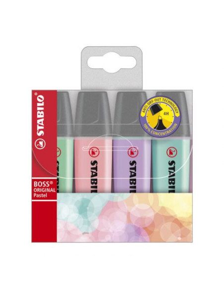 STABILO BOSS PASTEL 4P