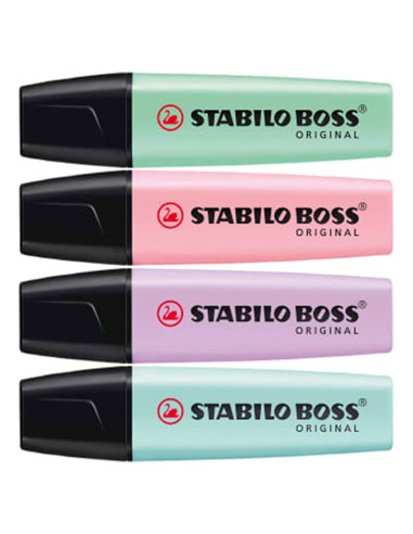 STABILO BOSS PASTEL 4P