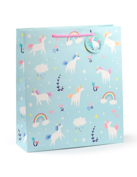 PRESENTPÅSE UNICORN XL
