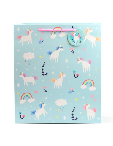 PRESENTPÅSE UNICORN XL