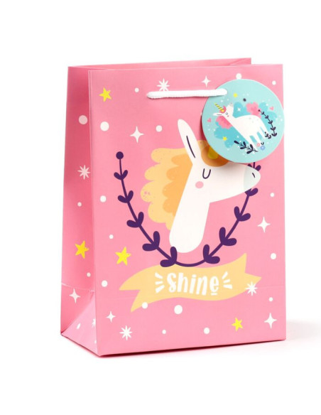 PRESENTPÅSE UNICORN M
