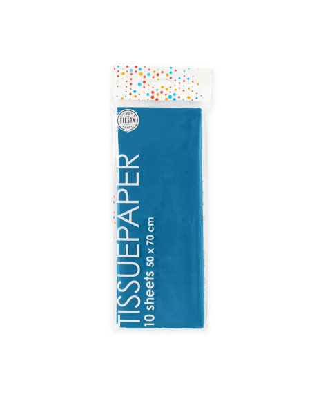SILKESPAPPER NAVY 10P