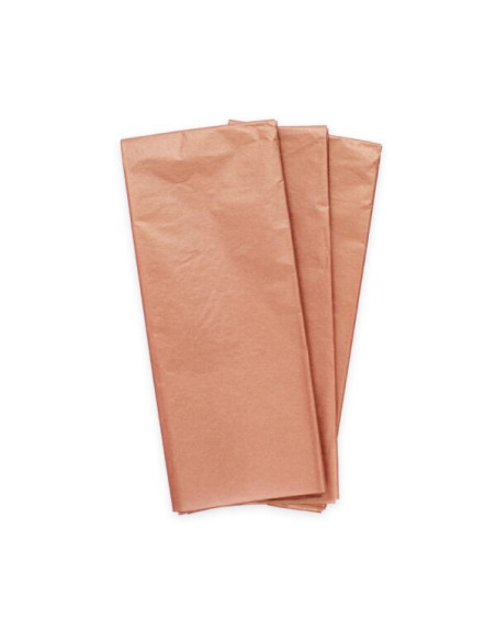 SILKESPAPPER ROSEGOLD 5P