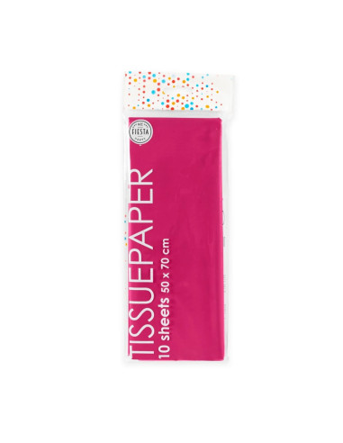 SILKESPAPPER CERISE 10P