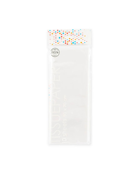 SILKESPAPPER VIT 10P