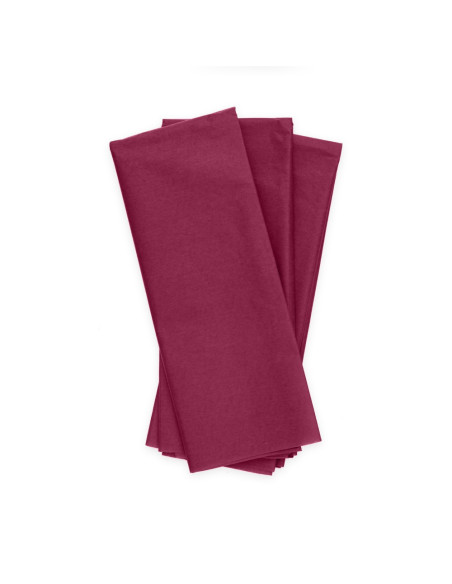 SILKESPAPPER BURGUNDY 10P
