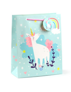 PRESENTPÅSE UNICORN L