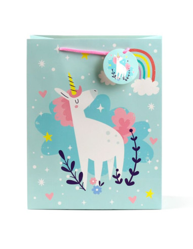 PRESENTPÅSE UNICORN L